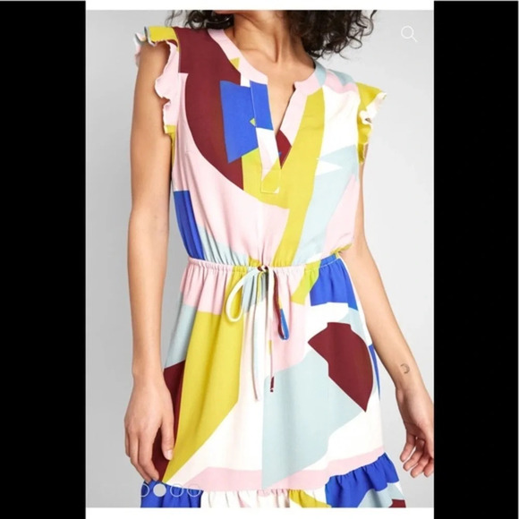 Modcloth As You Like It Ruffle Dress, Small, NWT - Picture 2 of 12